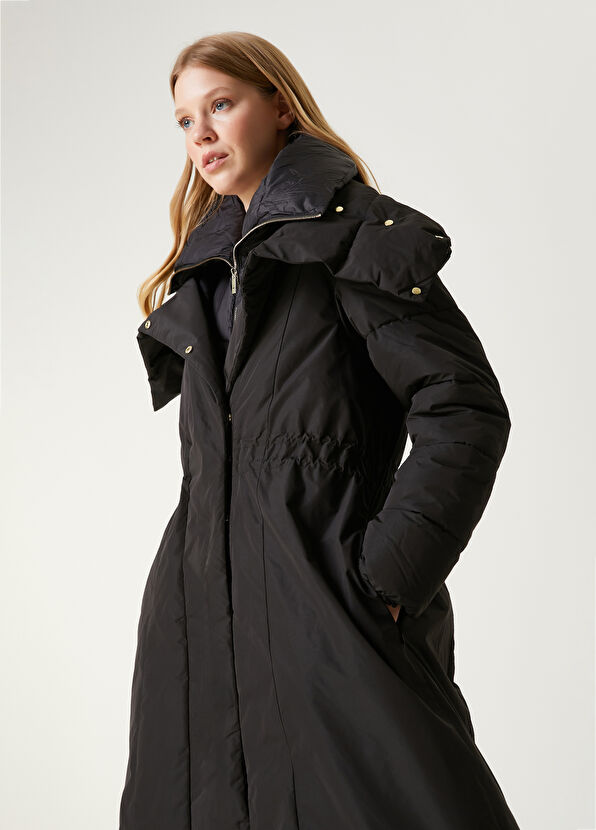 Beymen Club Black Collar Detailed Puffer Coat - 2