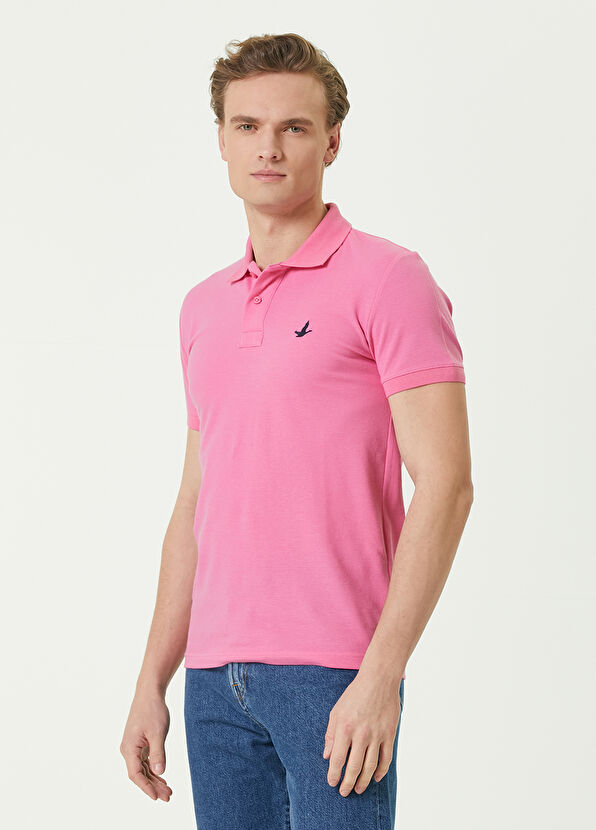 Beymen Club Slim Fit Pembe Polo Yaka T-shirt - 2
