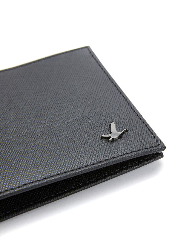 Beymen Club Siyah Logo Detaylı Erkek Deri Cüzdan - 4