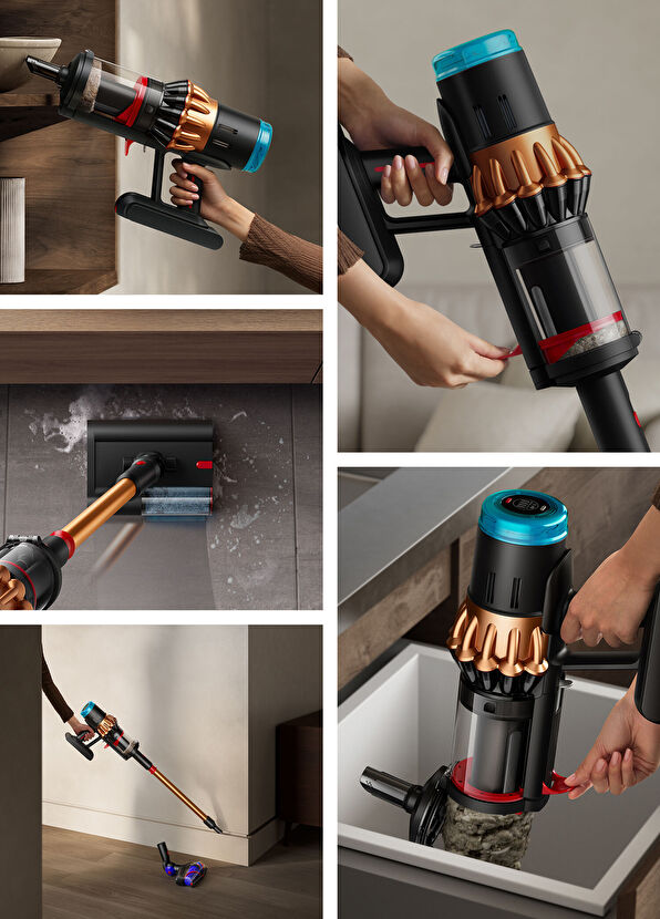 Dyson V16 Piston Animal Kablosuz Süpürge (Mat Siyah/Bakır) - 4