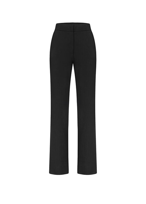 Feel The Lotus Inés Black High Waist Women's Pants  - 1