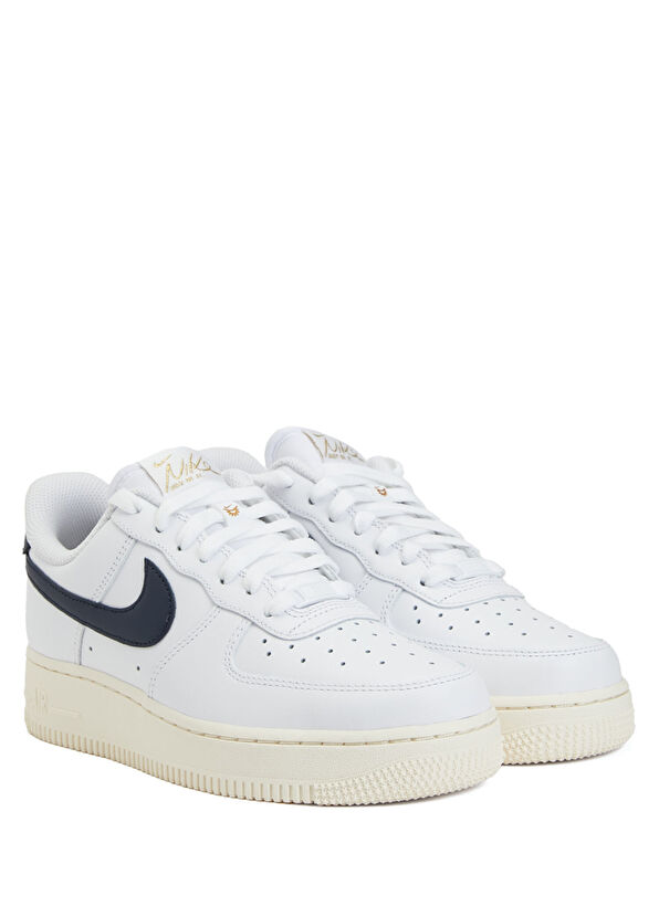 Nike Air Force 1 '07 Flyease Beyaz Kadın Deri Sneaker - 2
