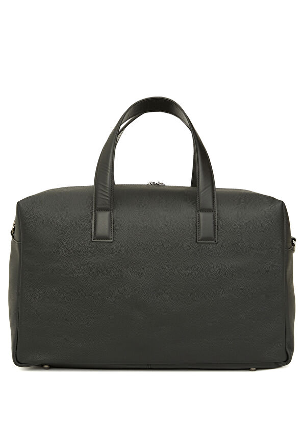Beymen Club Siyah Erkek Deri Seyahat Çantası - 3