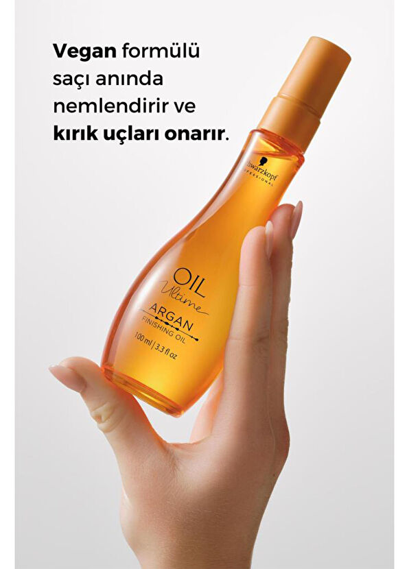 Oil Ultime Argan Finishing Oil Nourishing Argan Oil for Normal and Thick Hair 100 ml - 3