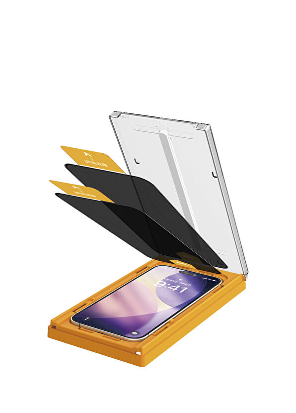 BuffLabs iPhone 17 Air 5D Privacy EasyFit 2'li Ekran Koruyucu - 2