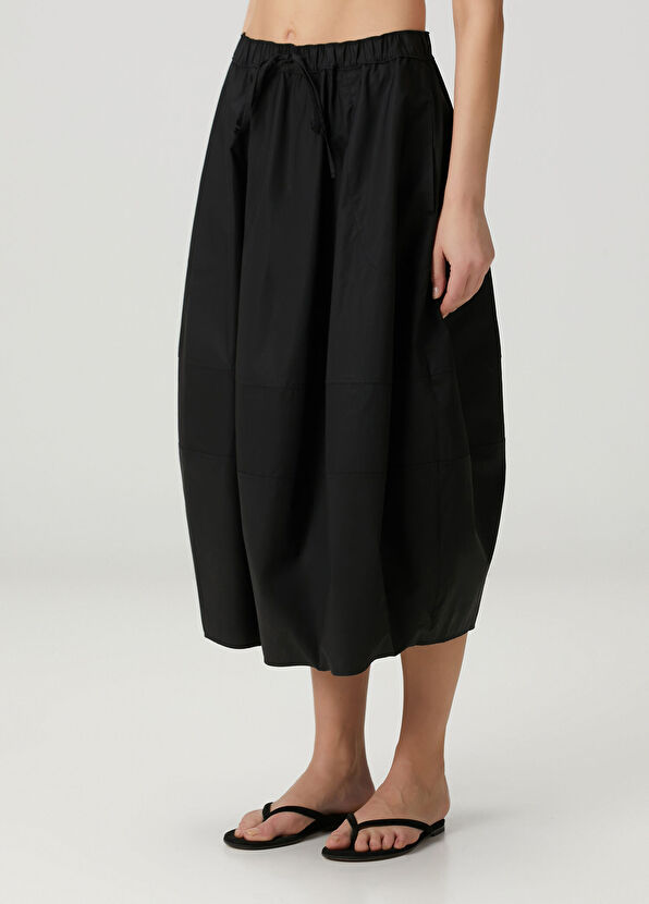Polo Ralph Lauren Black Midi Balloon Skirt - 2