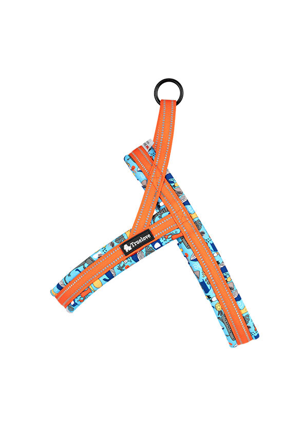 True Love Marine Turuncu Köpek Göğüs Tasması - 2