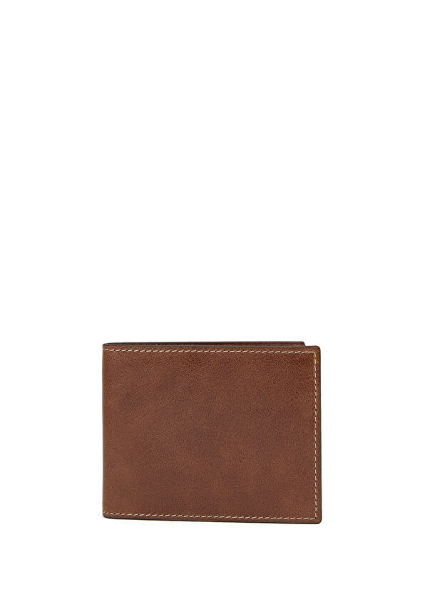 Beymen Club Hazel Contrast Stitched Men's Leather Wallet - 1