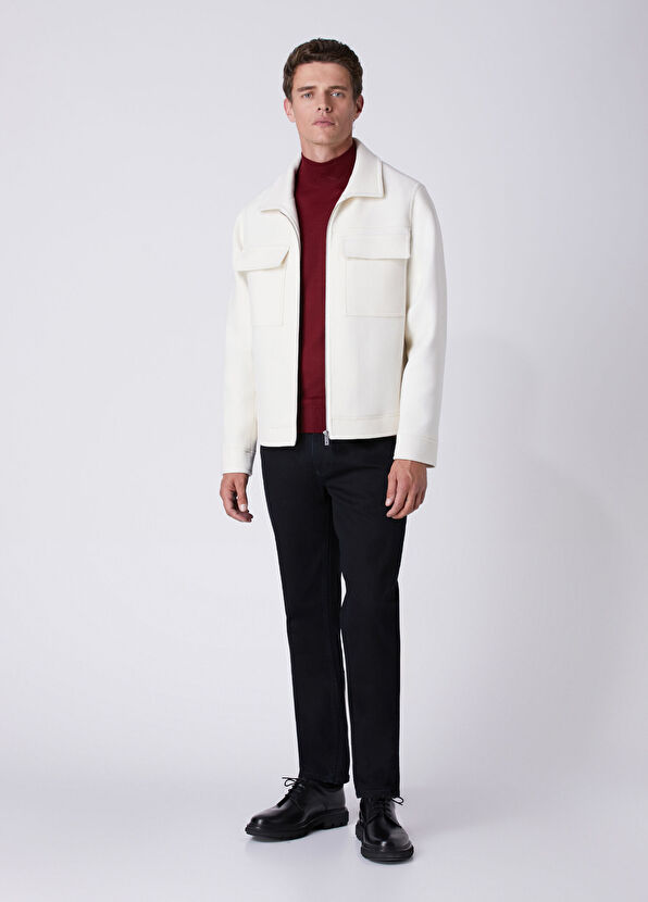 Beymen Club Burgundy Half Turtleneck Wool Sweater - 3