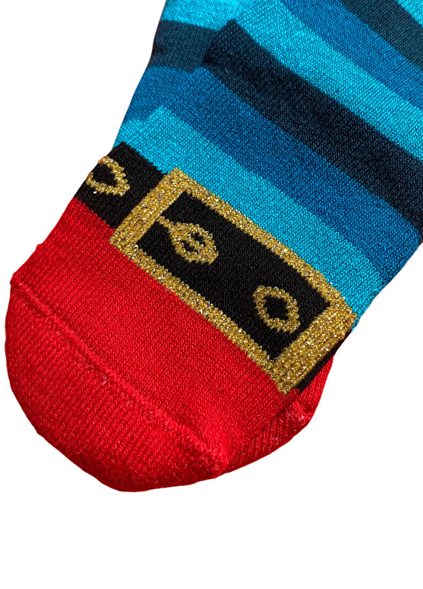 Lille Trove Lille Trove Elf Yılbaşı Temalı Unisex Çocuk Çorap - 3