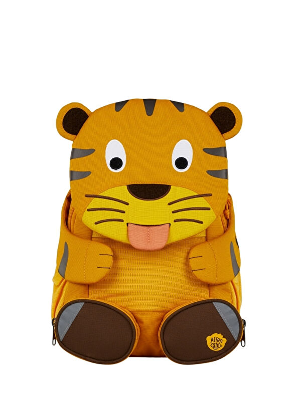 Affenzahn Tiger Orange Oversized Unisex Kids Backpack - 1