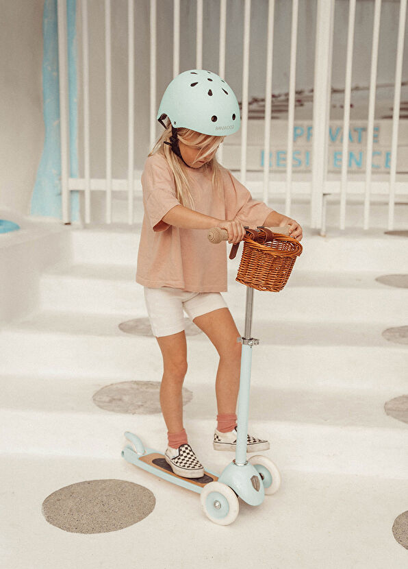 Banwood Vintage Hasır Sepetli 3 Tekerlekli 3 Yaş ve Üzeri Çocuk Scooter - 2
