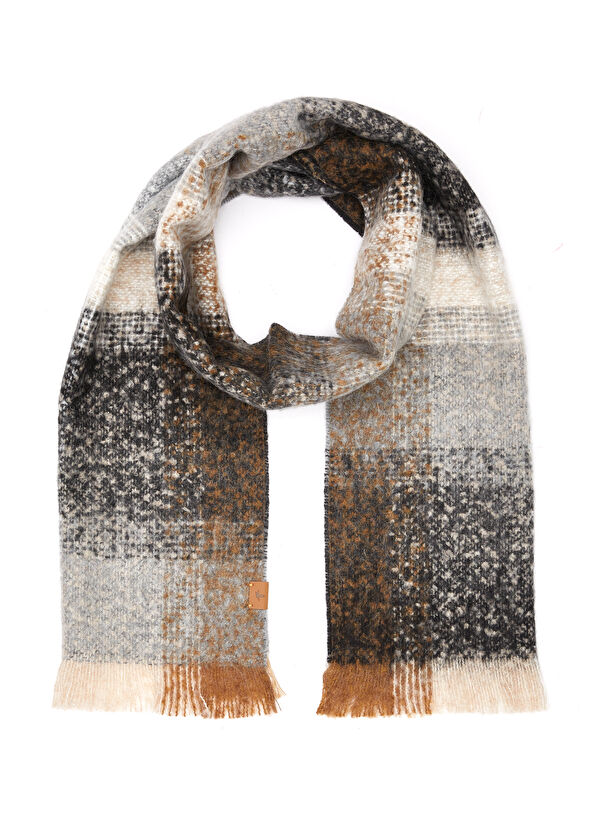 Beymen Club Multicolored Square Patterned Women's Scarf - 1