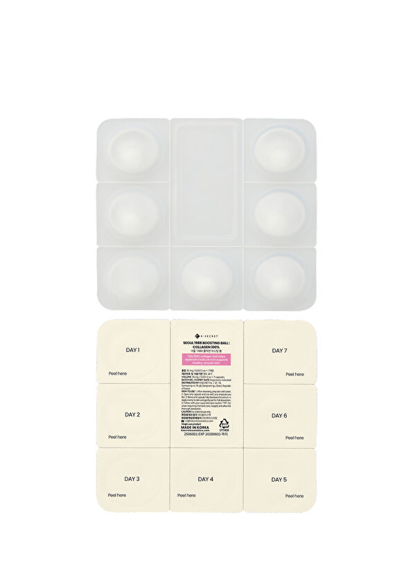 K-Secret SEOUL 1988 Boosting Ball: Collagen Serumla Aktive Olan Hidrolize Kollajen Kapsül 35 mg - 1
