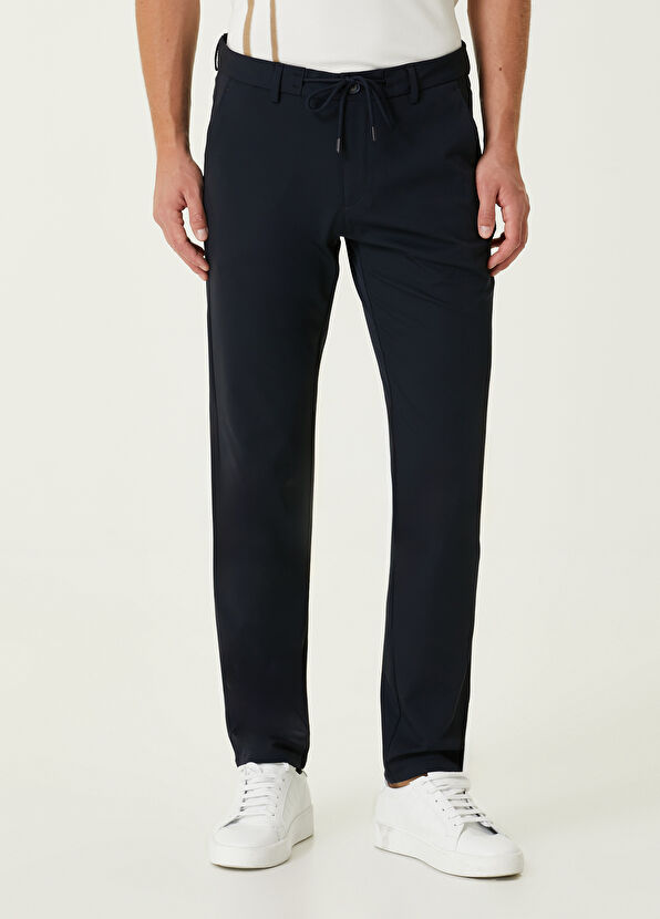 Beymen Club Lacivert Beli Kordonlu Pantolon - 2
