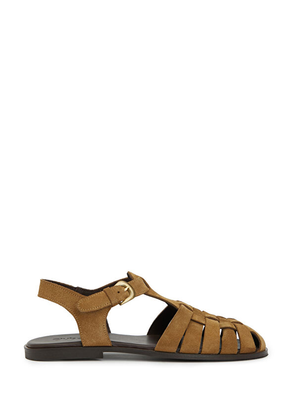 Beymen Club Mink Women's Suede Sandals - 1