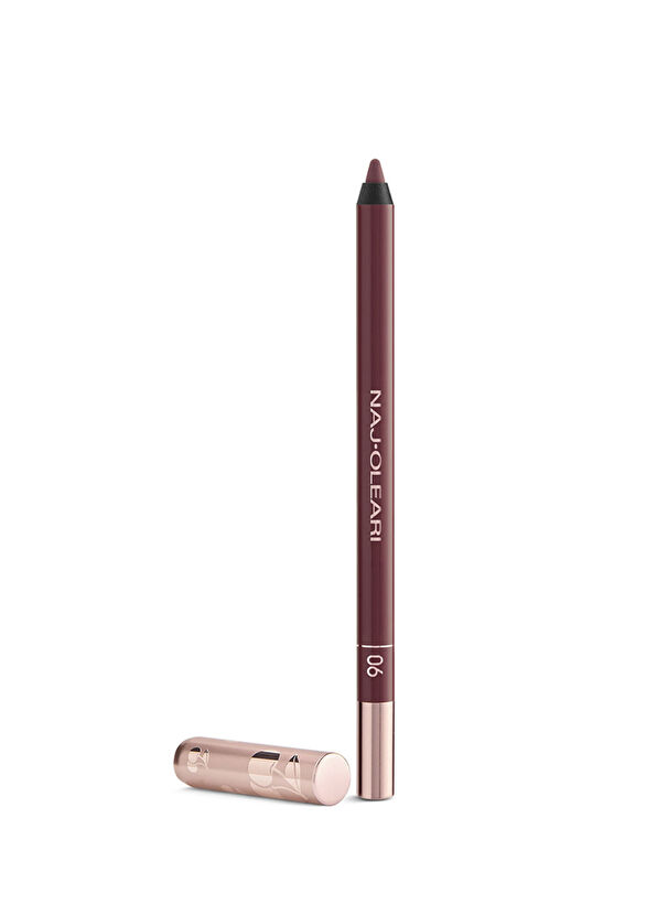 Naj Oleari Perfect Trace Lip Pencil Dark Wood 06 Dark Brown Lip Pencil - 1