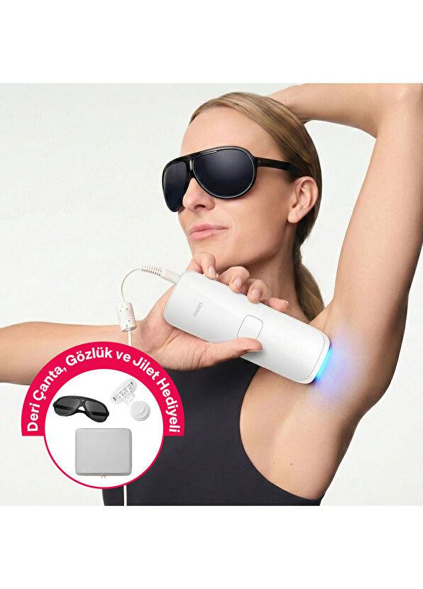 Ulike Air 3 Acısız Safir Buz Soğutma 700.000 Atım Beyaz IPL Lazer Epilasyon Aleti + Deri Kutu Hediyeli - 3