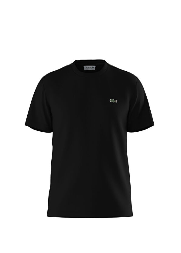 Siyah Regular Fit Bisiklet Yaka Kısa Kollu Erkek T-Shirt - Görsel 2