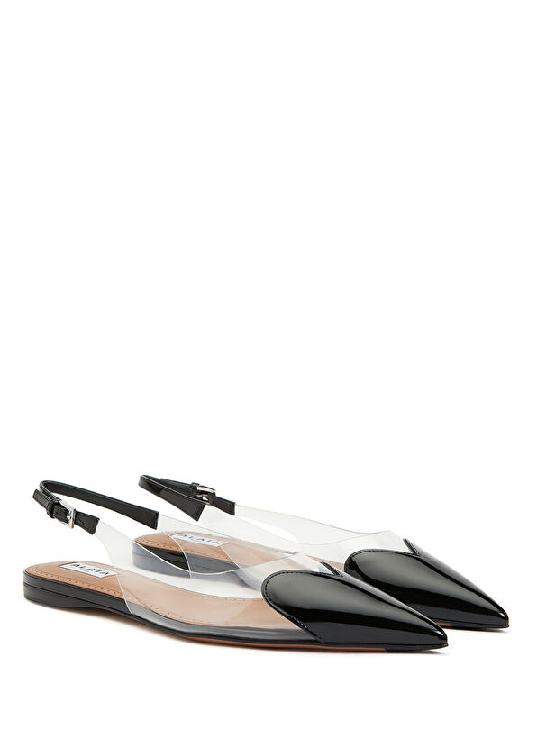 Alaïa Le Coeur Black Ballet Flats - 2