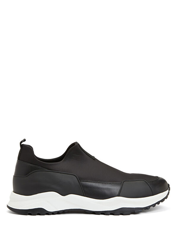 Beymen Club Black Men's Neoprene Leather Sneaker - 1