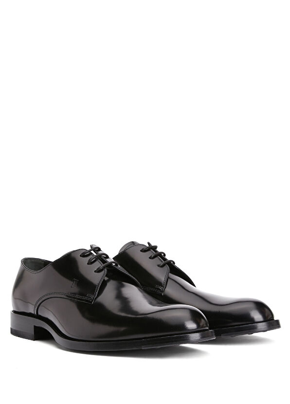 Siyah Erkek Deri Ayakkabı - Görsel 4