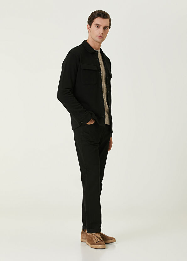 Beymen Club Black Jersey Outer Shirt - 3