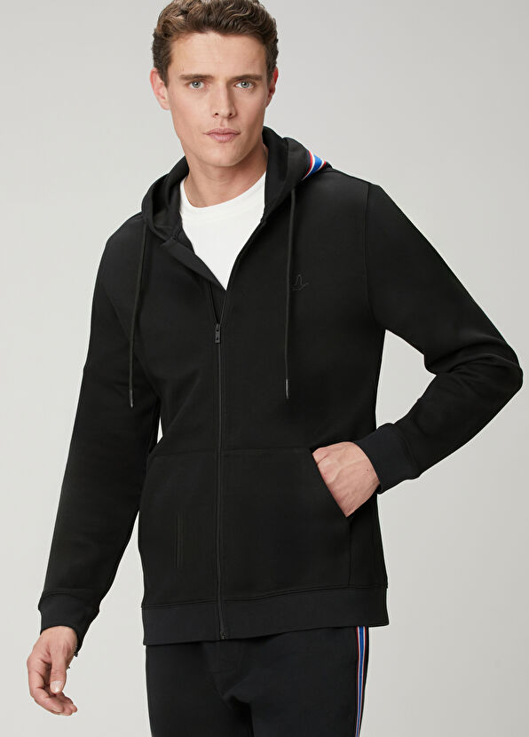 Beymen Club Black Hooded Sweatshirt - 2