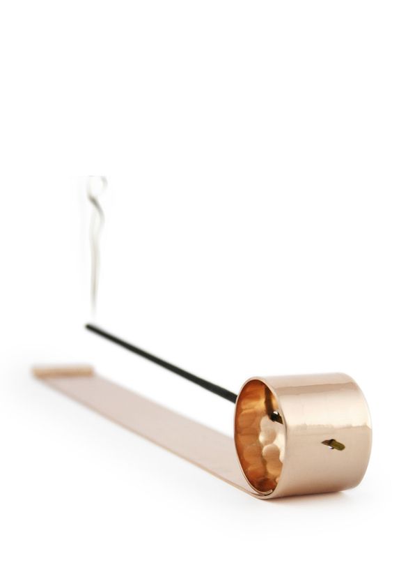 Coho Objet Coho Artisan Mystic Dharma Tattoo Copper Incense Holder - 2