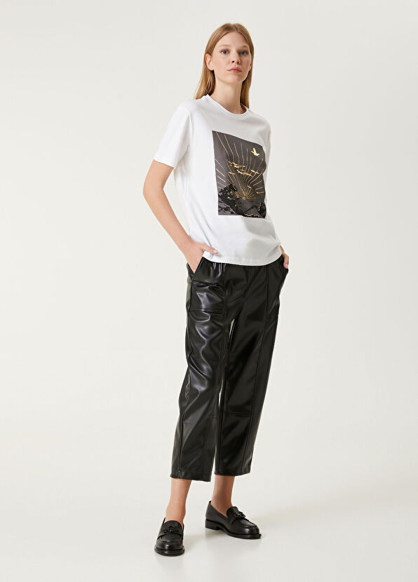 Beymen Club Beyaz Baskılı T-shirt - 3