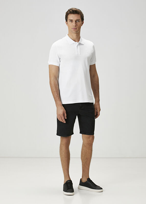 Beymen Club Antrasit Denim Şort - 1