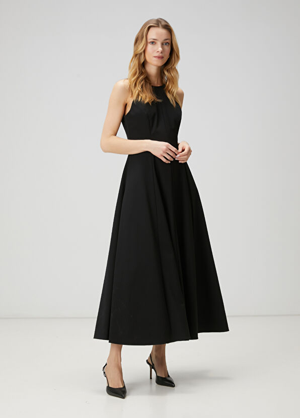 Beymen Club Siyah Maksi Elbise - 4