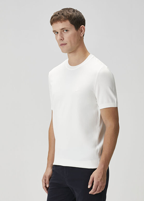 Beymen Club Beyaz Kısa Kollu Triko - 2