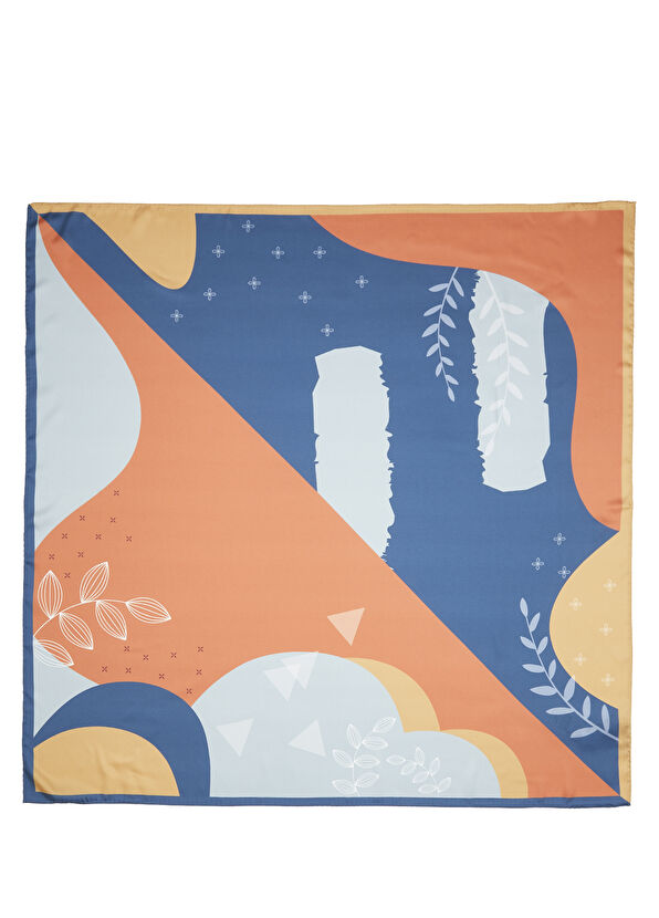 Beymen Club Colorblocked Kadın Twill Eşarp - 1