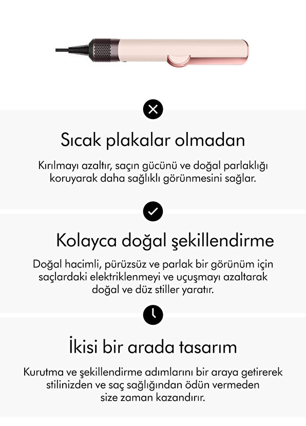 Dyson Airstrait™ Ceramic Pink Saç Düzleştirici - 4