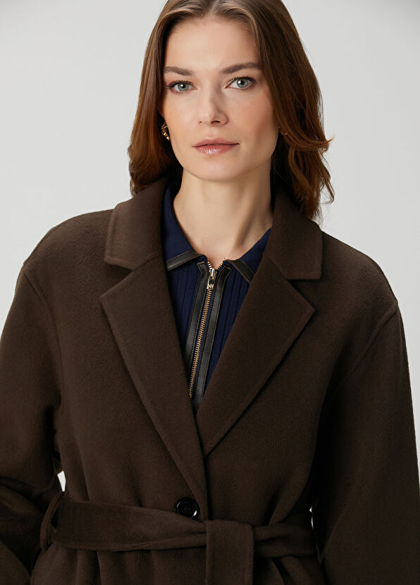 Beymen Collection Brown Cashmere Coat - 2