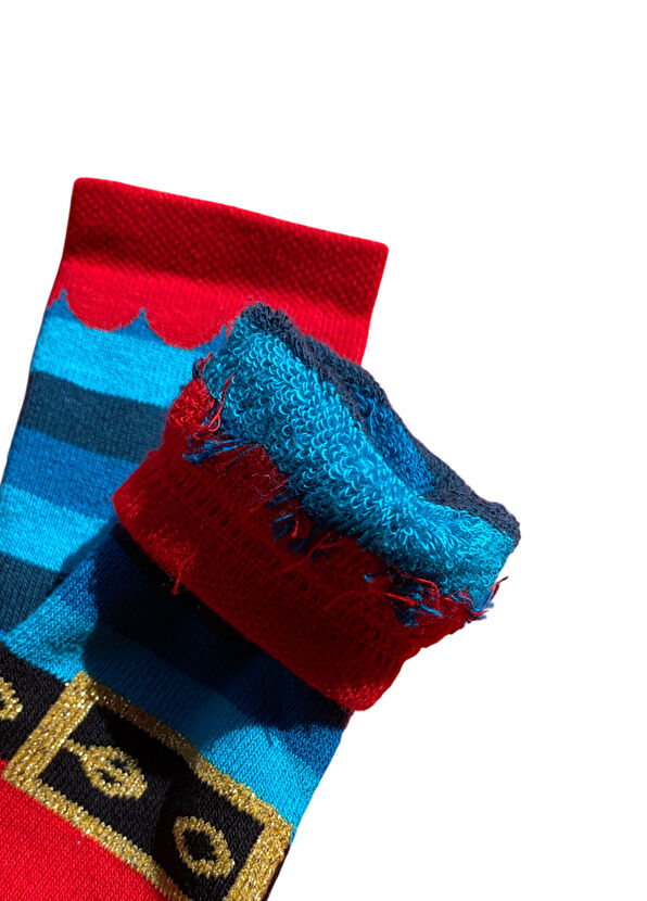 Lille Trove Lille Trove Elf Yılbaşı Temalı Unisex Çocuk Çorap - 2