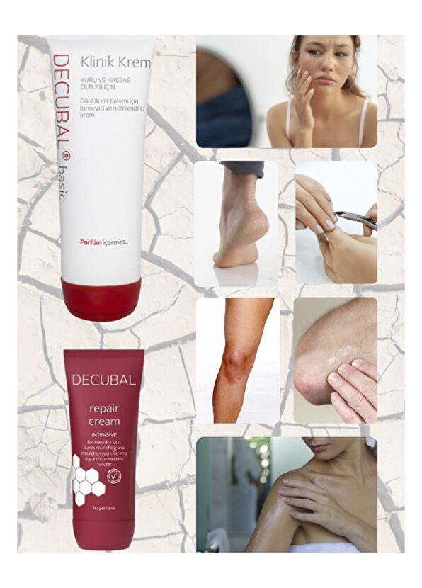 Decubal Basic Kuru ve Çok Kuru Ciltler İçin Onarıcı Krem - 2