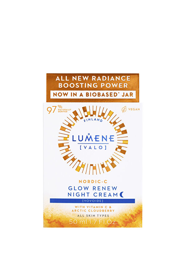 Lumene Glow Renew Night Cream Leke Karşıtı Uykuda Bakım Kremi 50 ml - 2