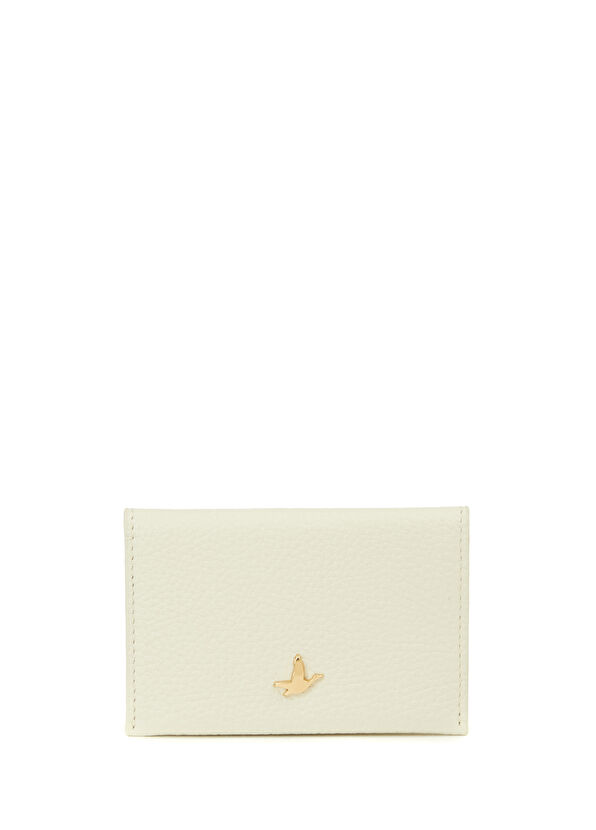 Beymen Club Ecru Covered Women's Leather Card Holder - 1