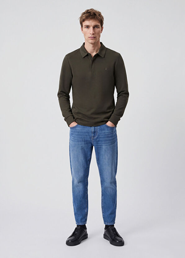 Beymen Club Comfort Fit Khaki Polo T-Shirt - 3