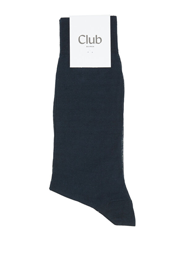 Beymen Club Navy Blue Slim Men's Mercerized Socks - 1