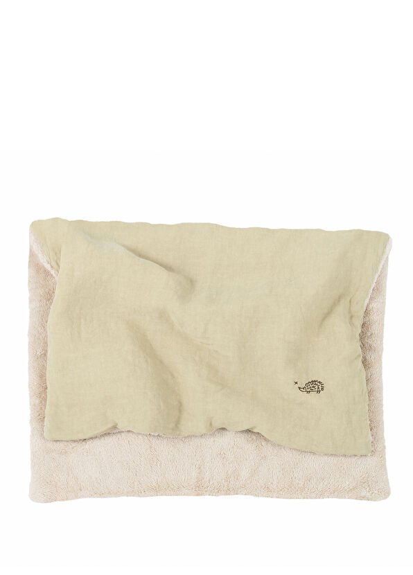 Nobodinoz L1N0 Green Tea Linen Baby Blanket - 2