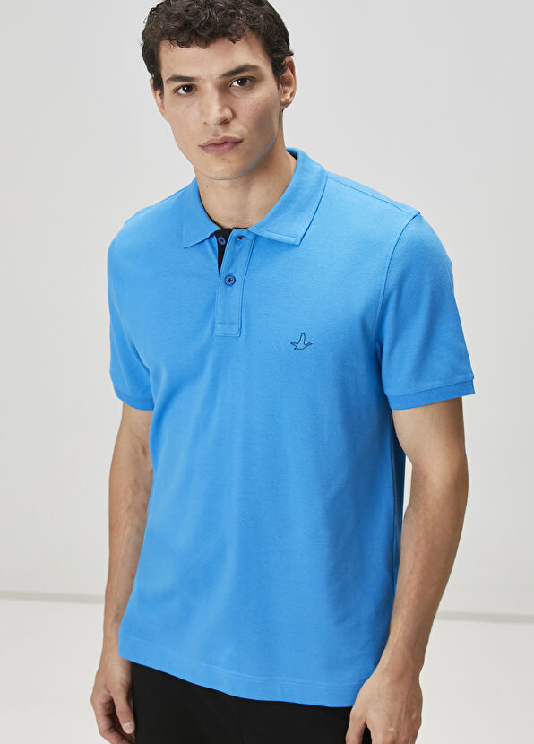 Beymen Club Comfort Fit Kobalt Polo Yaka T-shirt - 2
