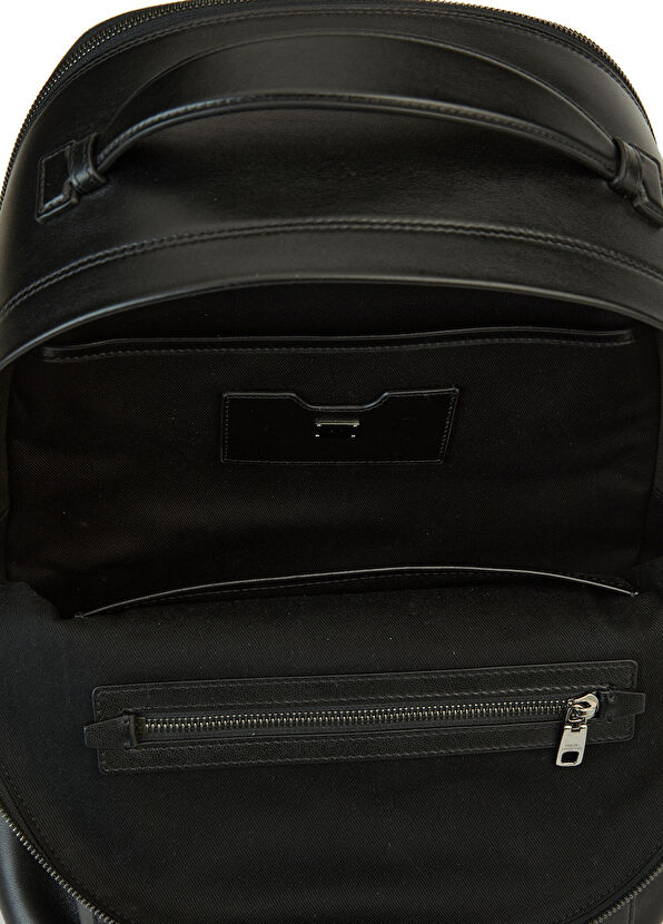 Dolce&Gabbana Black Men's Leather Backpack - 4