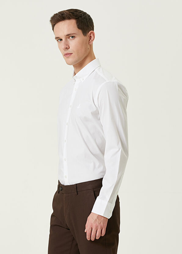 Beymen Club Slim Fit Beyaz Gömlek - 2