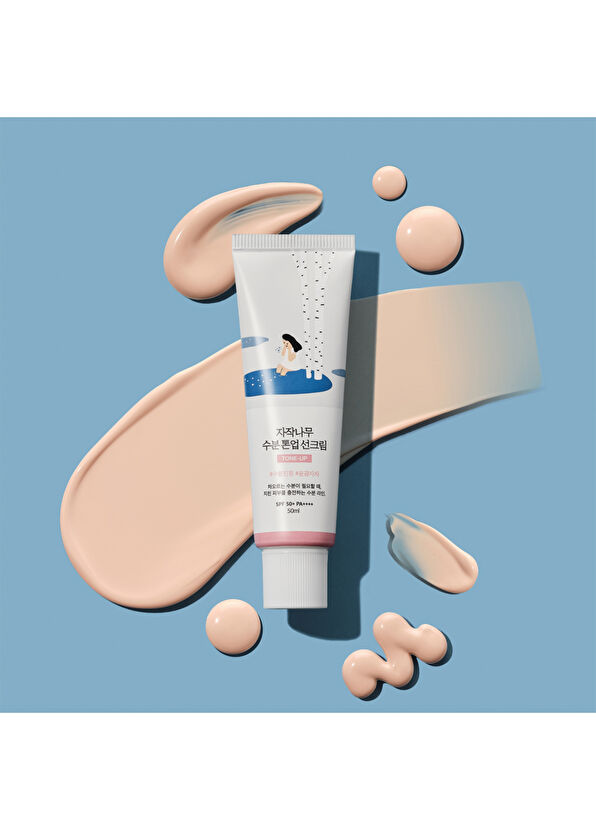 Round Lab Birch Juice Moisturizing Tone Up Sunscreen Ton Eşitleyici Nemlendirici Güneş Kremi 50 ml - 2