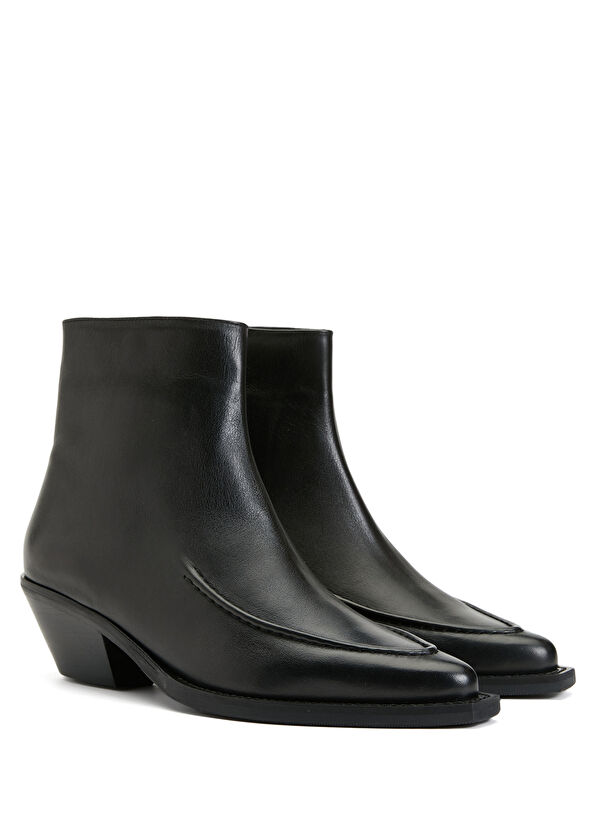 Beymen Club Black Womens Leather Boots - 2