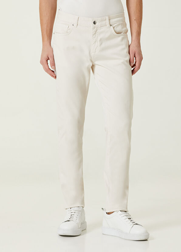 Beymen Club Slim Fit Beige Sport Pants - 2