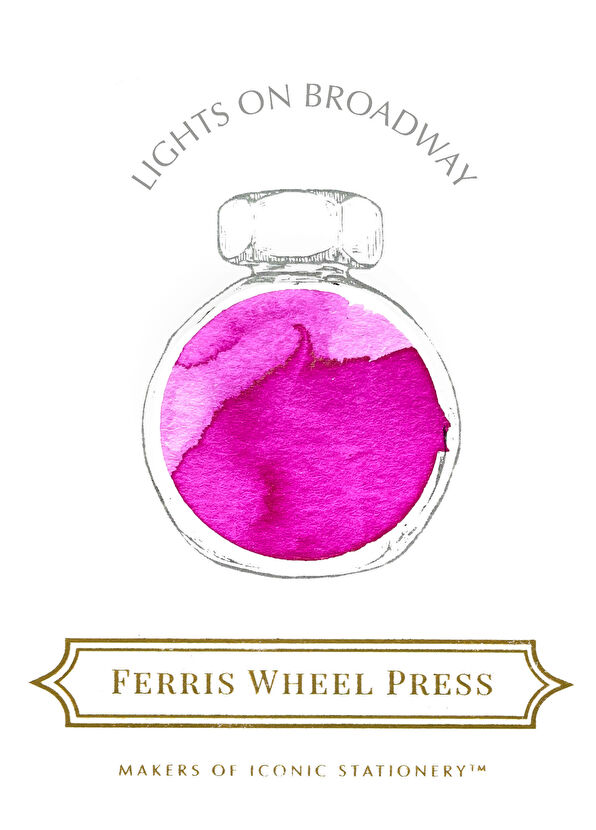 Ferris Wheel Press Lights On Broadway Bottle Ink 38 ml - 2